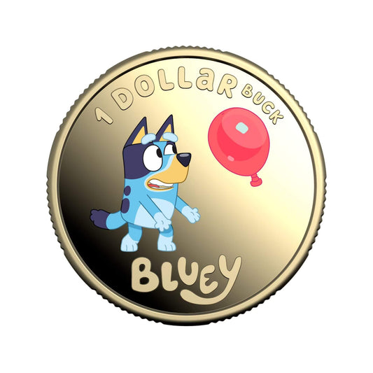 2024 $1 Bluey AlBr Coloured Proof Coin