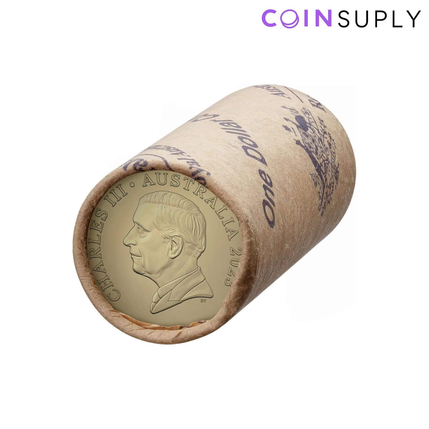 King Charles III Effigy 2023 $1 Circulated Coin Premium Roll